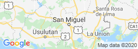 San Miguel map